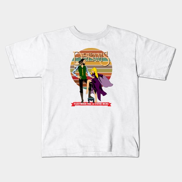 DREAMS FLEETWOOD MAC AND STEVIE NICKS Kids T-Shirt by imblessed